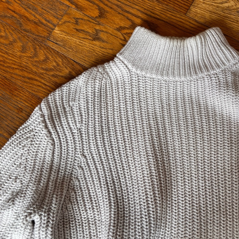 Chunky Men’s Mock Neck Sweater